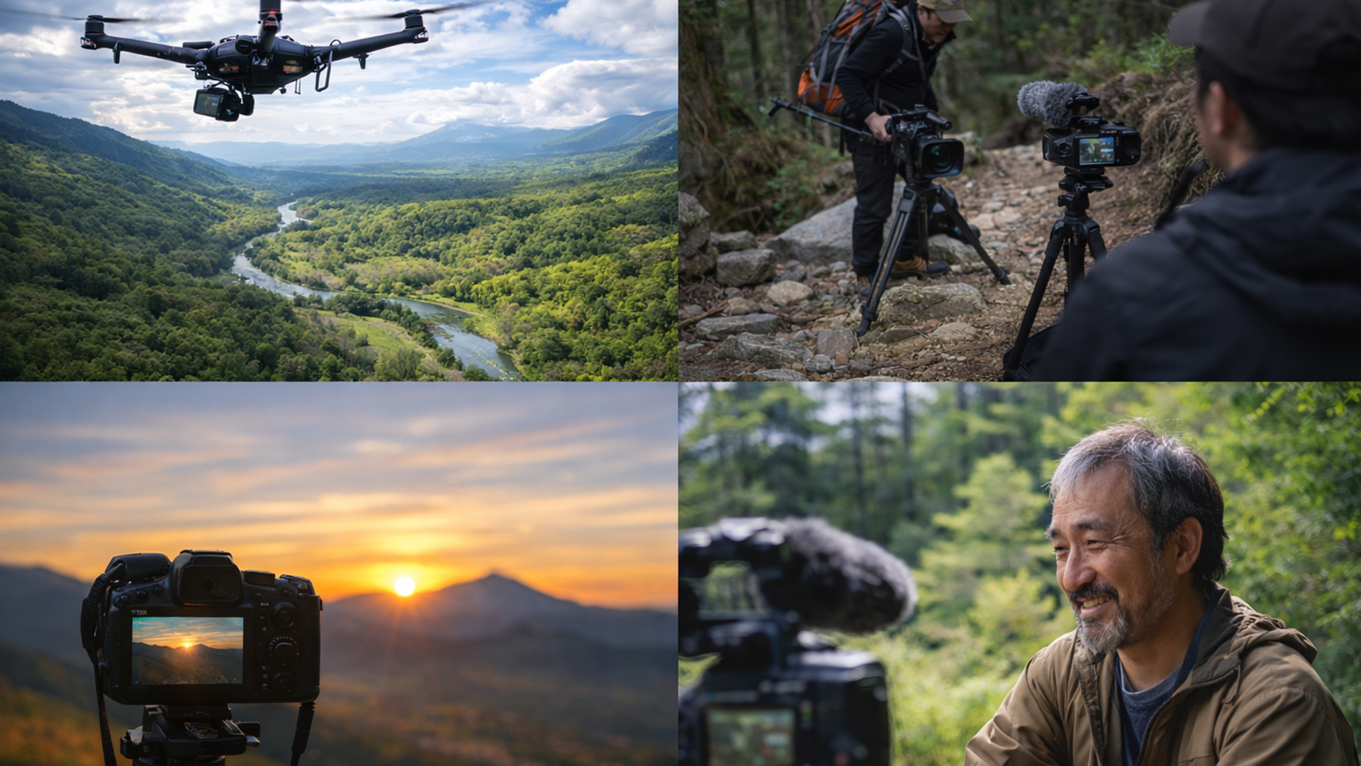 多様な撮影手法